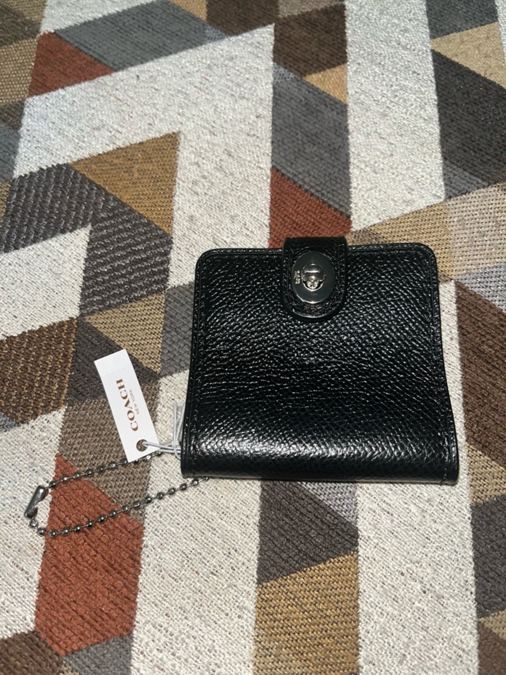 NWT Coach Turnlock Luggage Tag